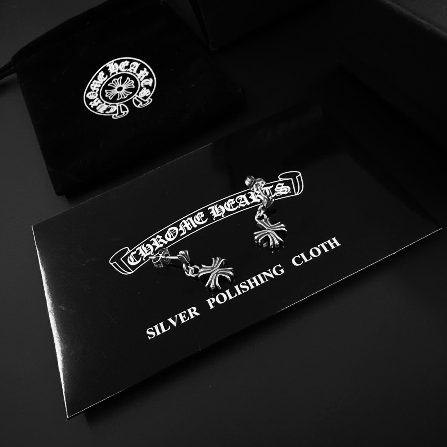 Chrome Hearts Silver Earrings